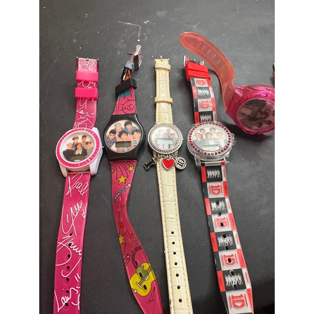 One Direction 1D Vintage Watch Lot of 5 Harry Styles Niall Horan Liam Zayn Louis